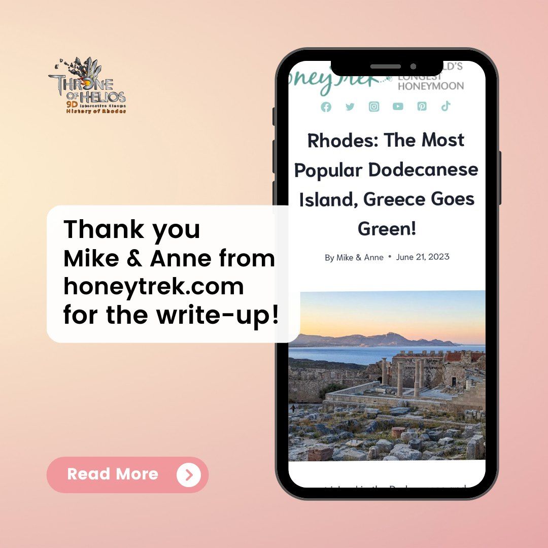 A huge thank you to Mike and Anne from @honeytrek - Throne of Helios 9D ...